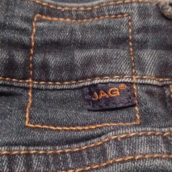 JAG jeans midrise boot leg sz. 14R Dark wash.
10” rise. 29” inseam 16”waist - Picture 6 of 11